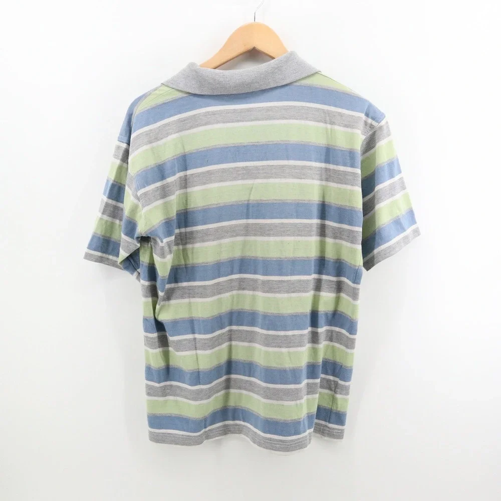 Polo Ralph Lauren Shirt Mens L Striped 90s Vintage Pony Logo Good
